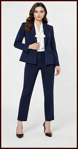 بدلة نسائية (Blazer + Pants)