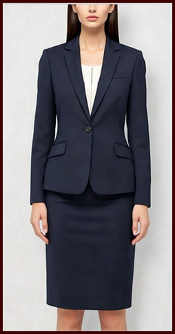 بدلة نسائية (Blazer + Skirt)